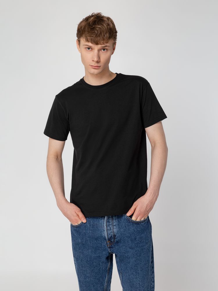 Футболка унисекс T-Bolka 160, черная-5