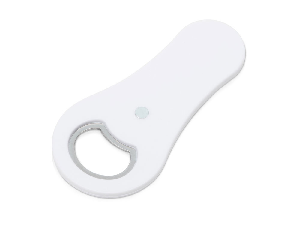 Открывашка для бутылок, с магнитом, белый-1
