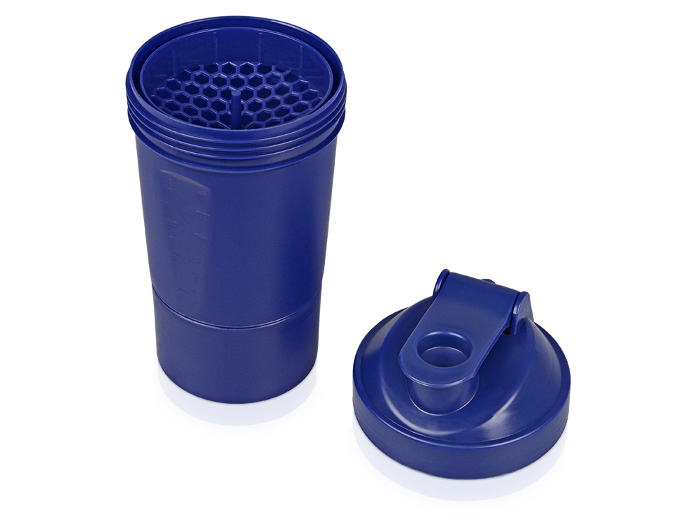 Шейкер для спортивного питания Level Up, синий-2