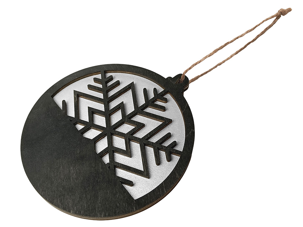 Подвеска деревянная Noirflake-1