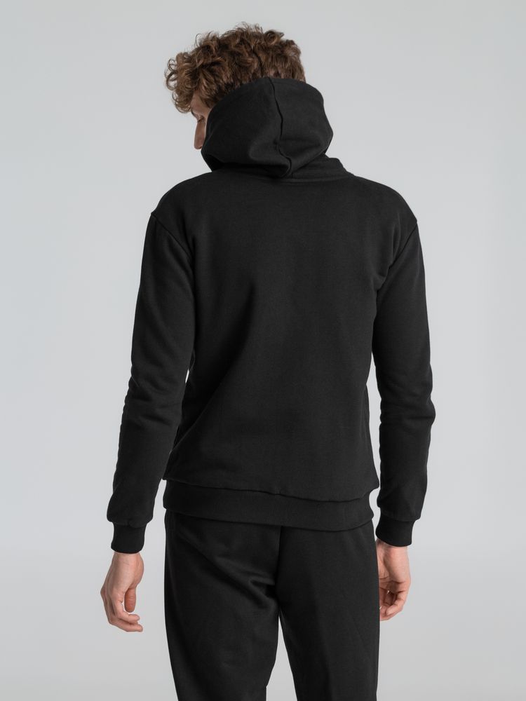 Толстовка на молнии с капюшоном Siverga Heavy 2.0, черная-5