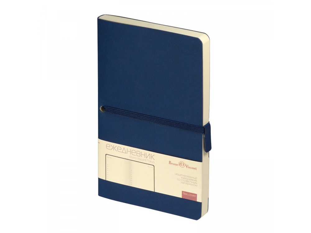 Ежедневник недатированный А5 Tokyo, темно-синий-0