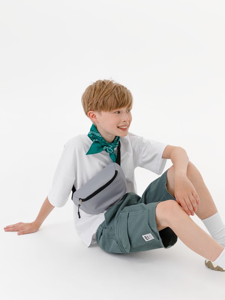 Детская поясная сумка Sonrisa, серая-2