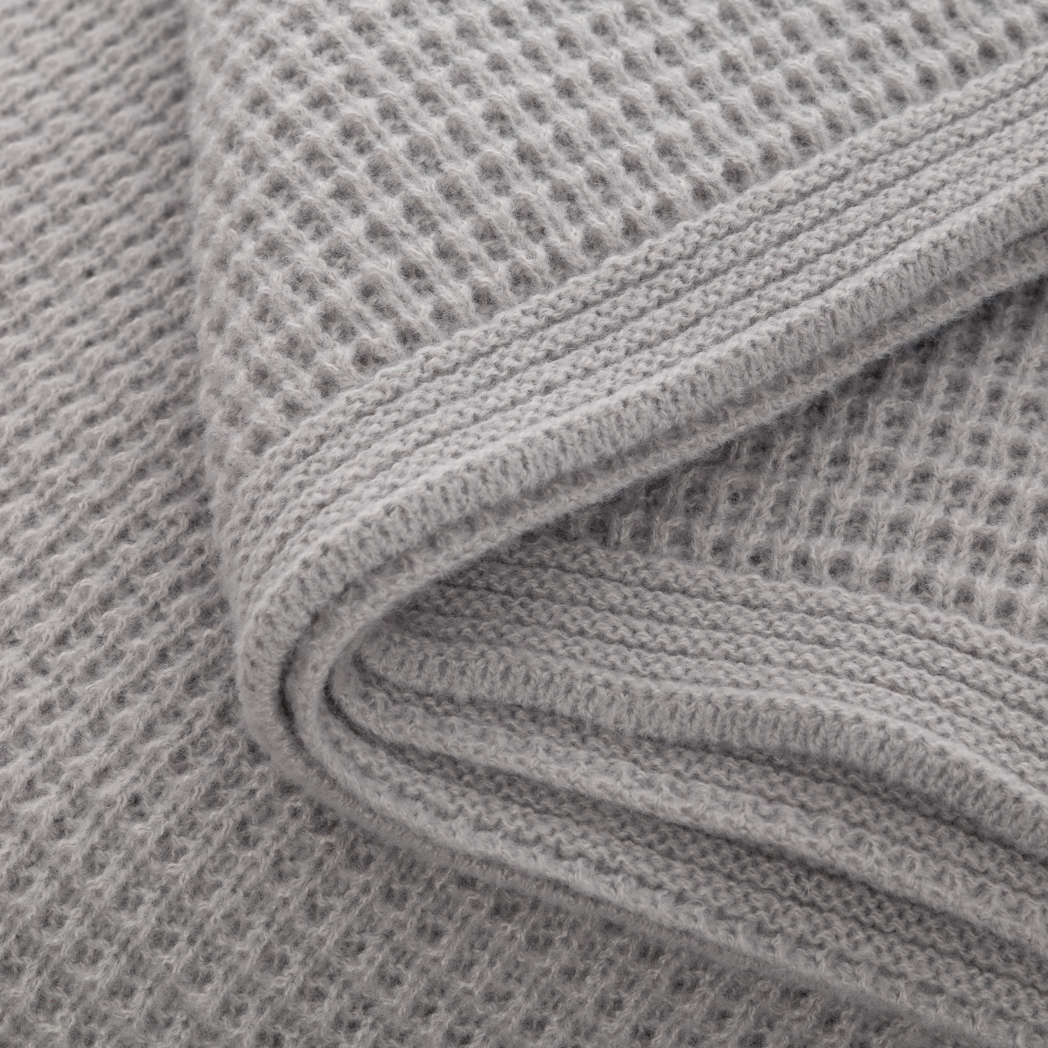 Плед Мальта Софт (Malta Soft) вязаный, 160*90 см, серый-2