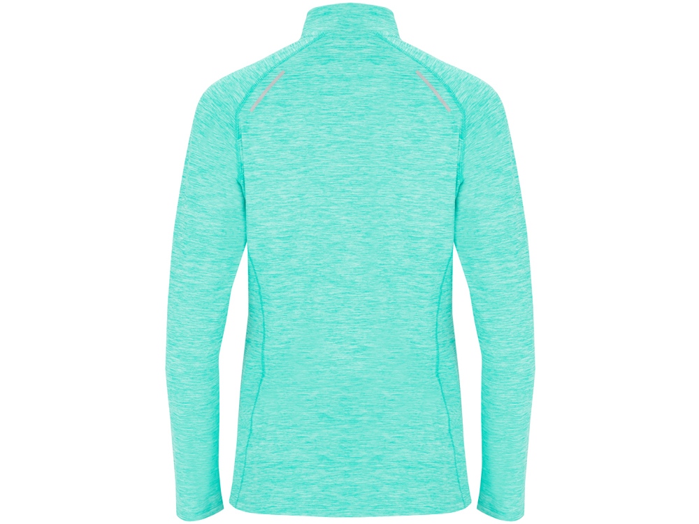 Толстовка с воротом на молнии женская Melbourne, ментоловый меланж-1