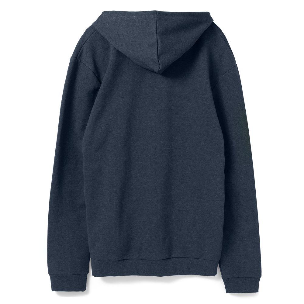 Толстовка с капюшоном унисекс Hoodie, синий меланж-2