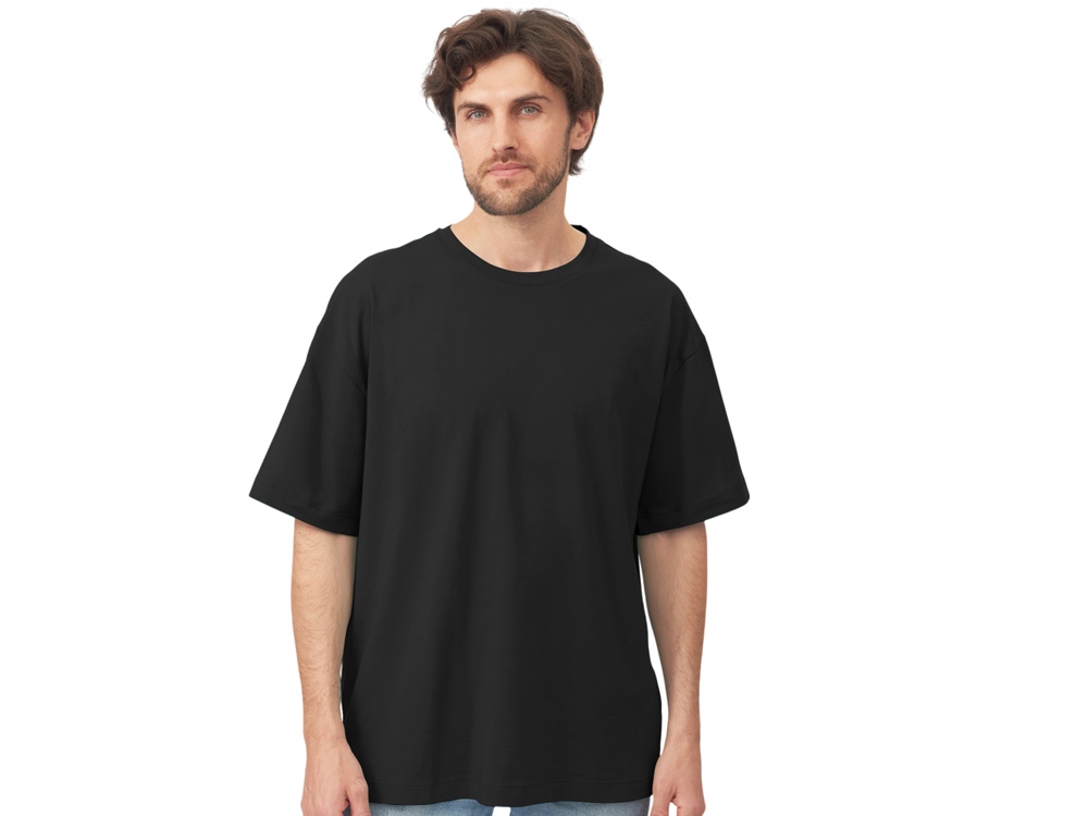 Футболка оверсайз Vienna унисекс , черный-5