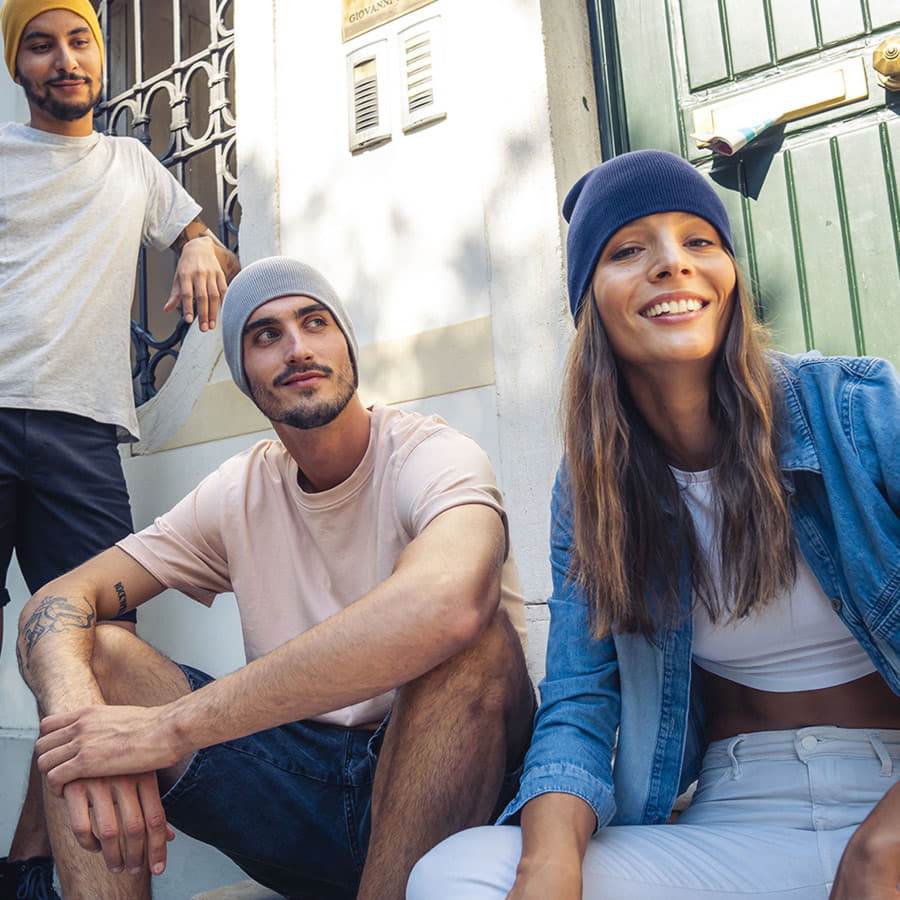 Шапка YALA из органического хлопка, светло-серый-1