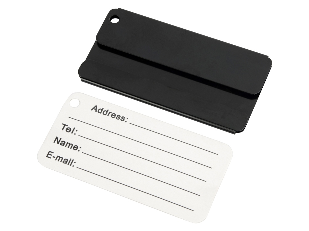 Бирка для багажа Discovery, черный-1