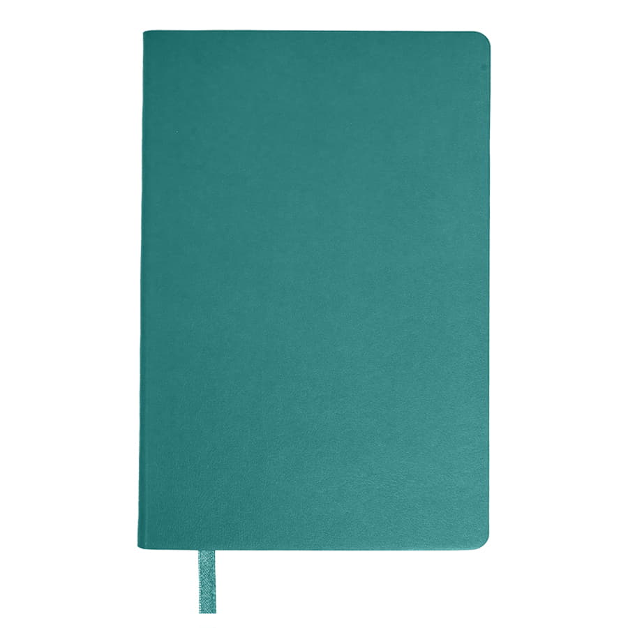 Бизнес-блокнот SMARTI, A5, бирюзовый, мягкая обложка, в клетку, бирюзовый-1