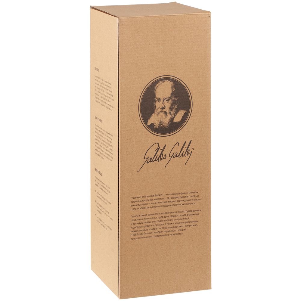 Термометр «Галилео» в деревянном корпусе, неокрашенный-2