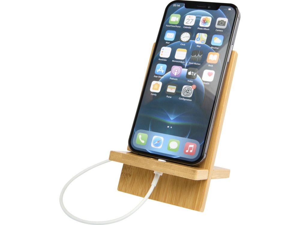 Ceibo съемная бамбуковая подставка для телефона-3