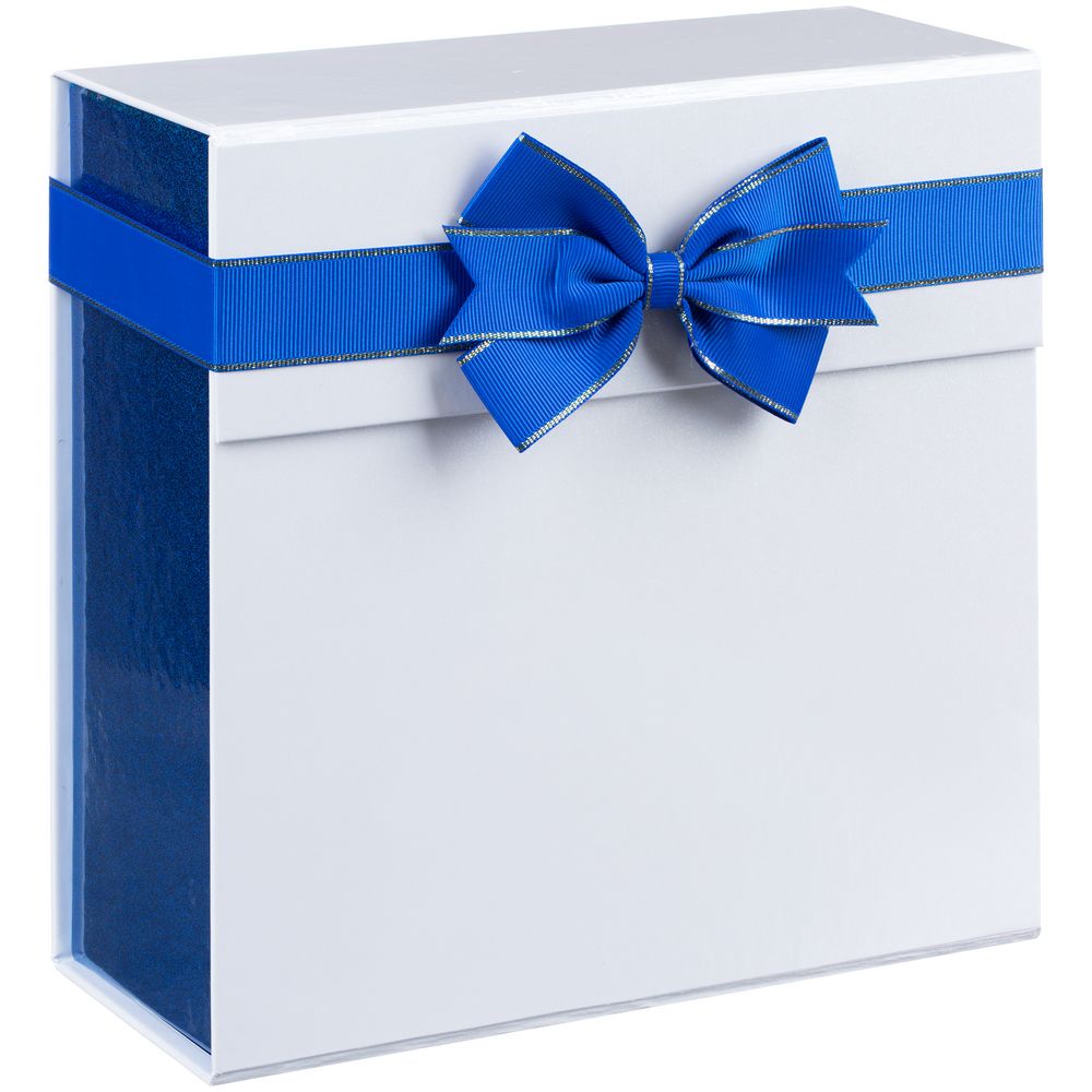 Коробка складная Gallant, M, белая с синим-0