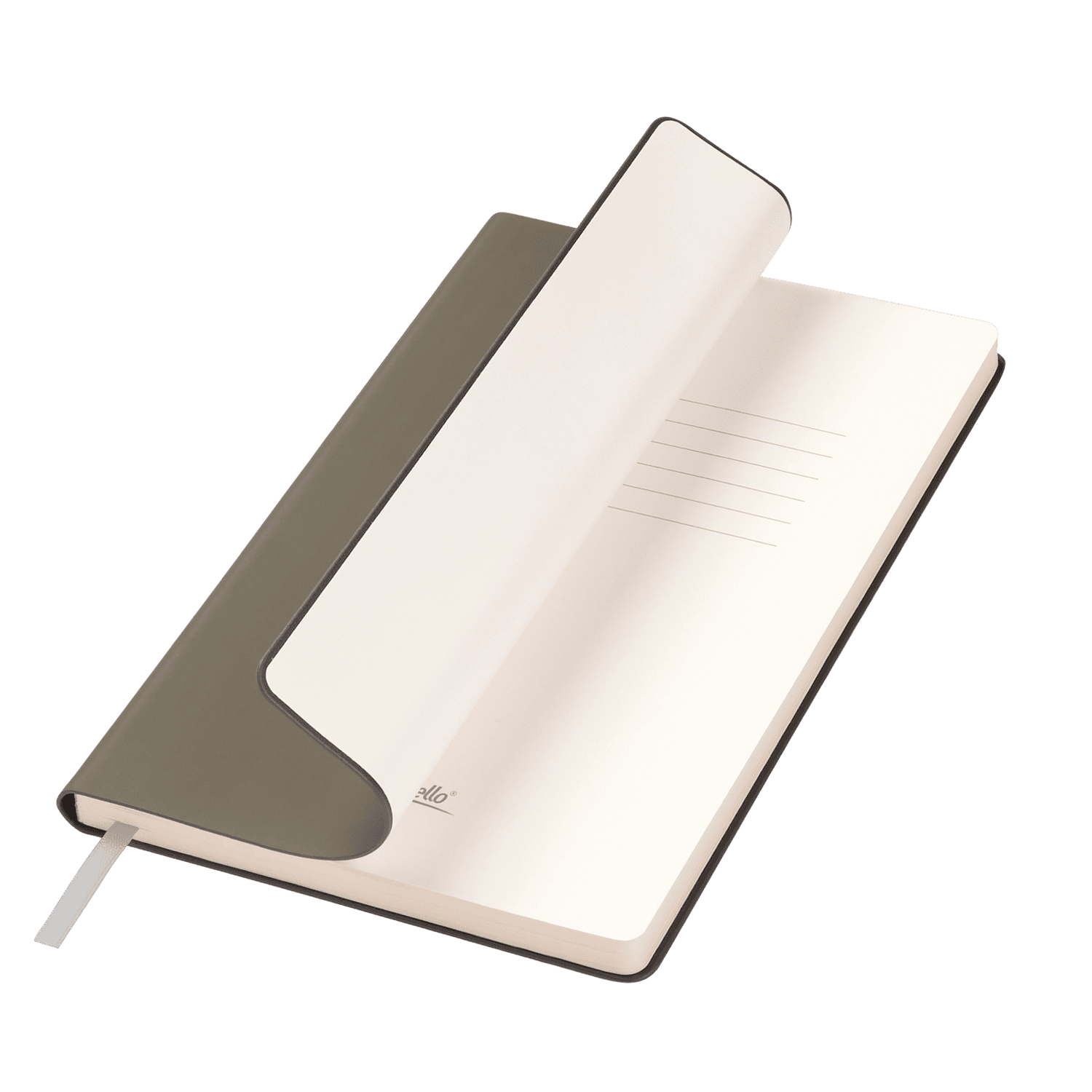 Ежедневник Спарк (Spark) недатированный, серый (без упаковки, без стикера)-0