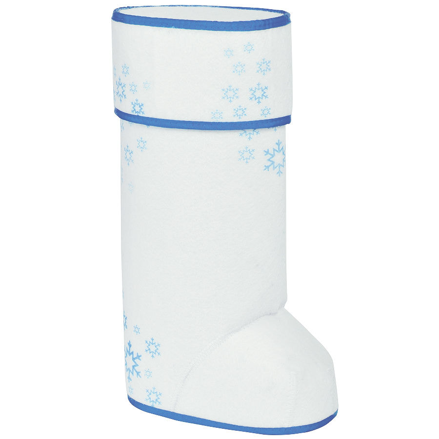 Упаковка подарочная "ВАЛЕНОК"  размер 35 х 20 см, синий-0