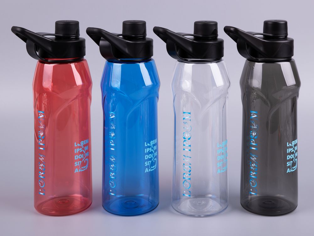 Бутылка для воды Primagrip, черная-4