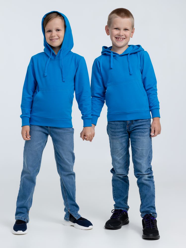 Худи детское Kirenga Kids 2.0, бирюзовое-5