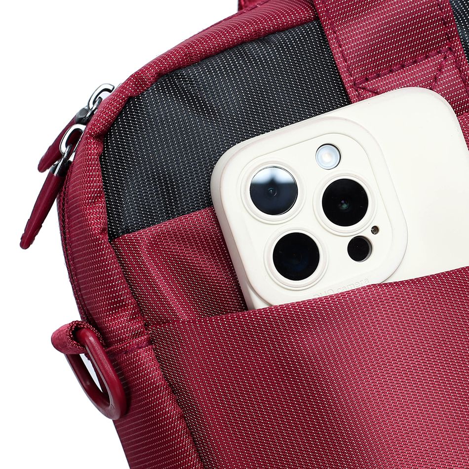 Сумка для ноутбука L245, бордовая-6