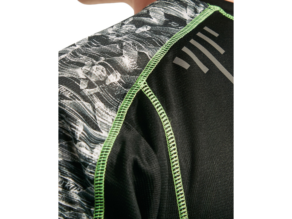 Спортивная футболка Sochi мужская, принтованный черный-8