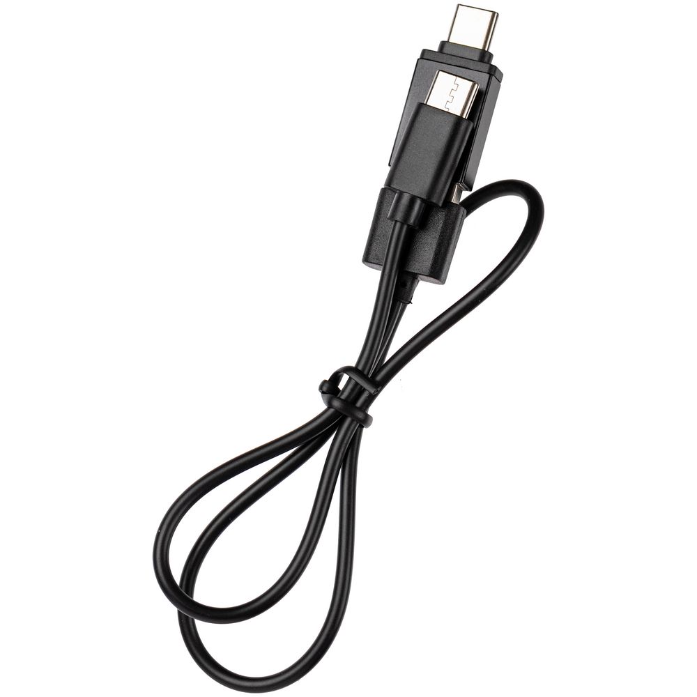 Органайзер с блокнотом и аккумулятором Oiro, черный-7