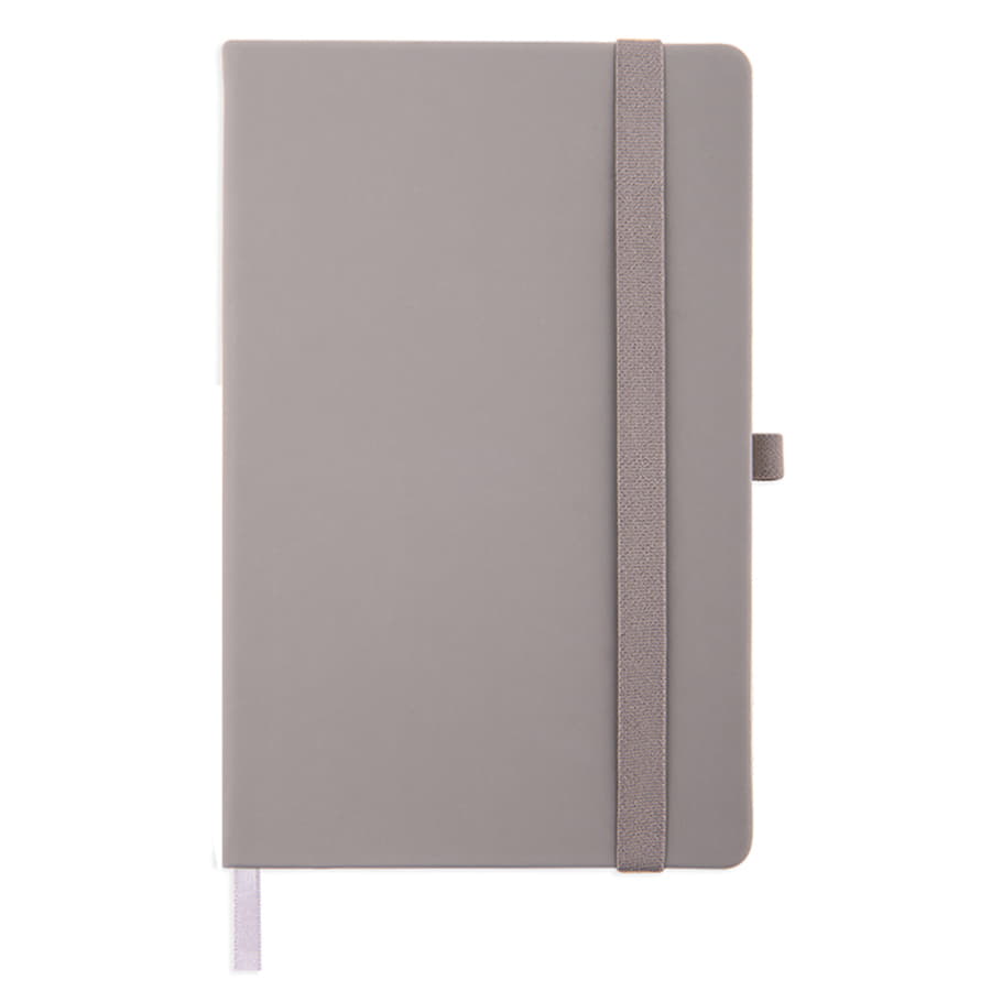 Бизнес-блокнот А5 FLIPPY, формат А5, в линейку, серый-4