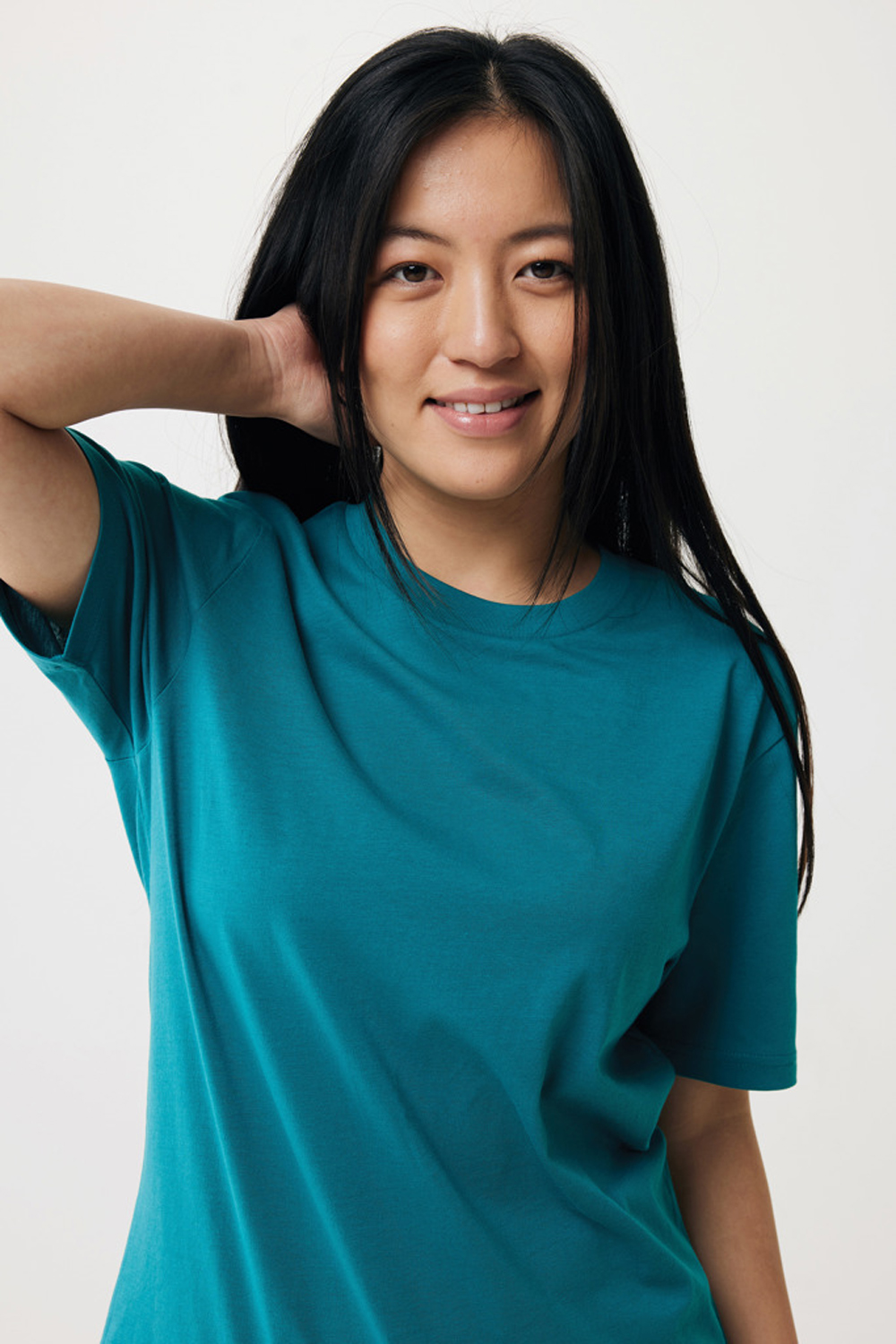 Футболка Iqoniq Sierra из переработанного хлопка, унисекс, 160 г/м²-9