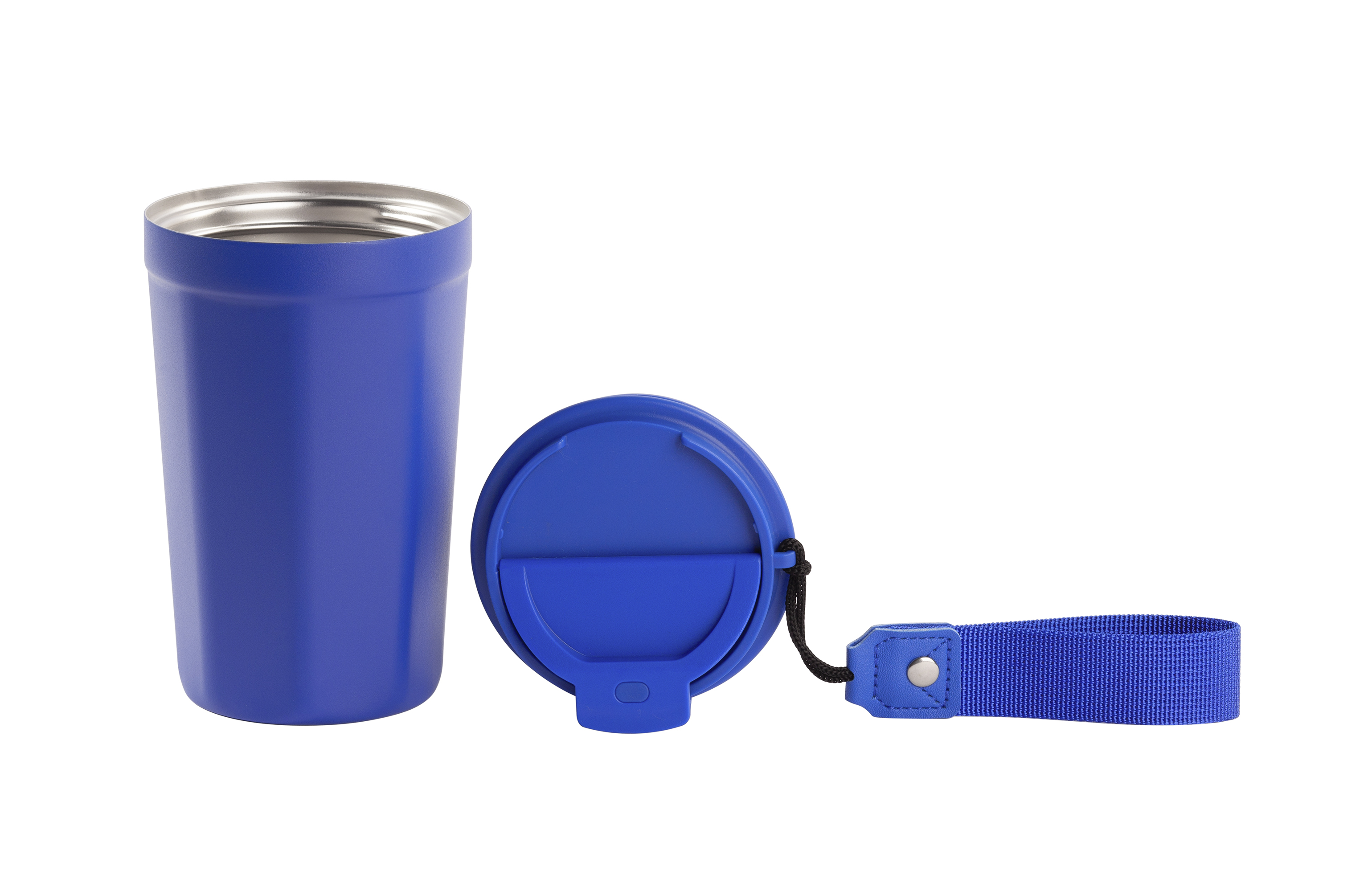 Термостакан "Eclipse" 400 мл, покрытие пудра, синий-4