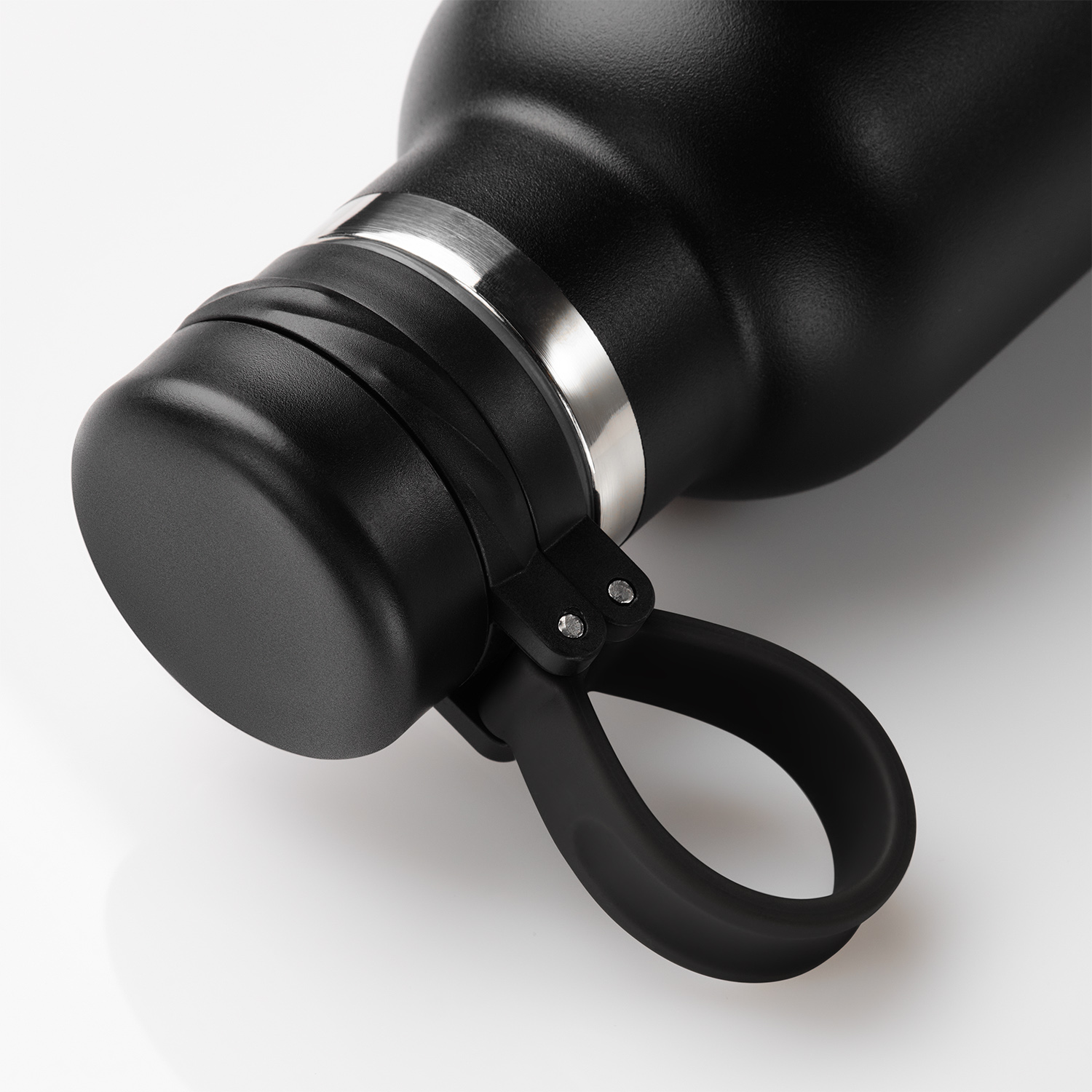 Термобутылка вакуумная герметичная Модена (Modena), черная-8