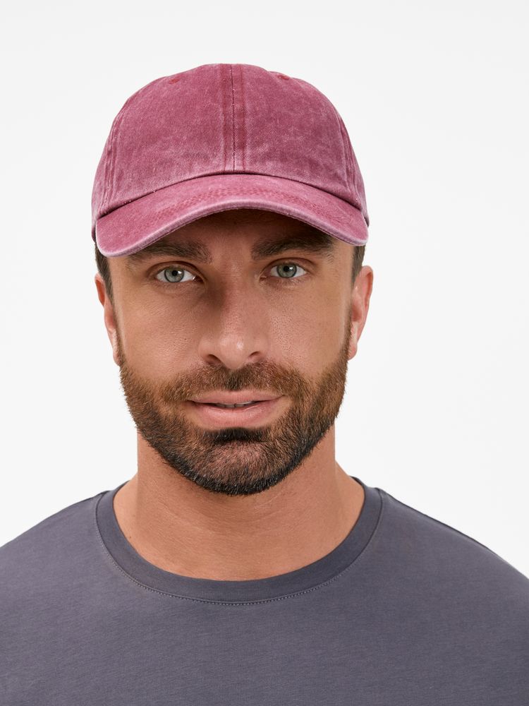 Бейсболка Berwi, бордовая-3