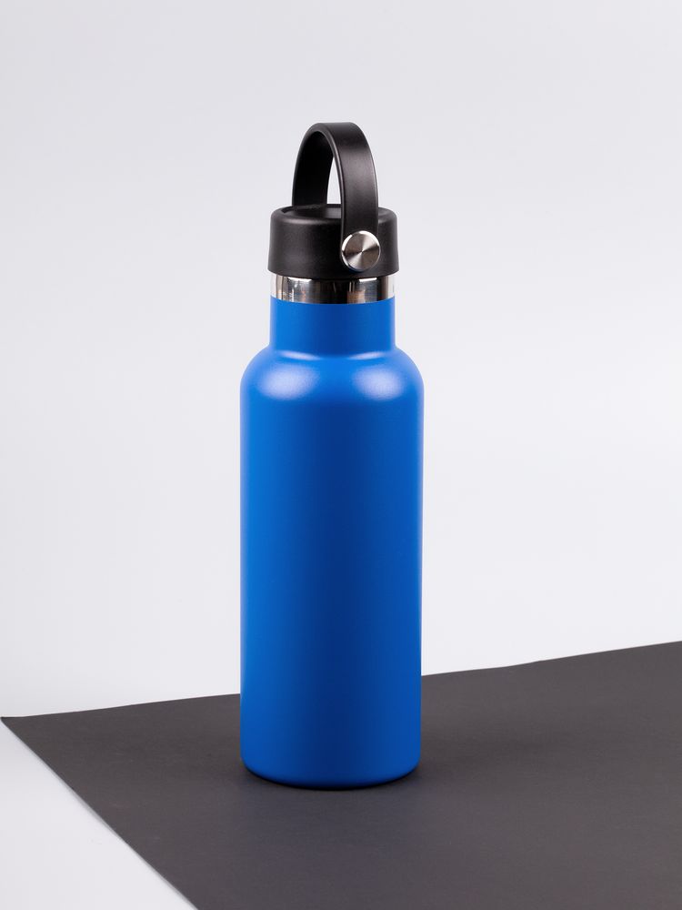 Термобутылка Bidon, синяя-4