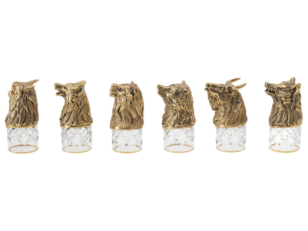 Подарочный набор Королевская охота, коричневый-34