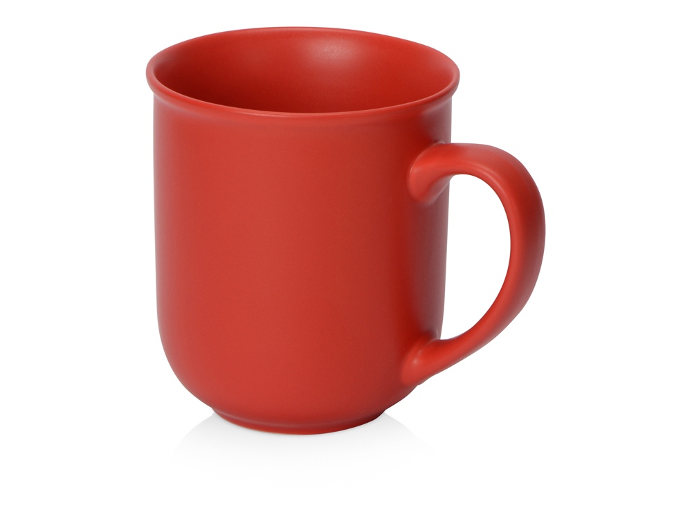 Матовая кружка Susan 380мл в цвете с двух сторон, красный-0