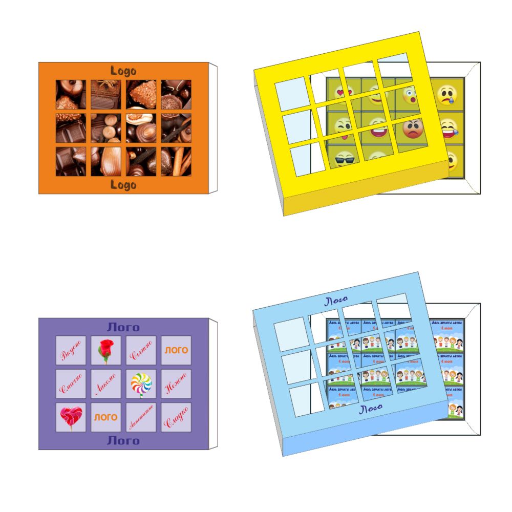 Набор шоколада Choco Windows на заказ-0