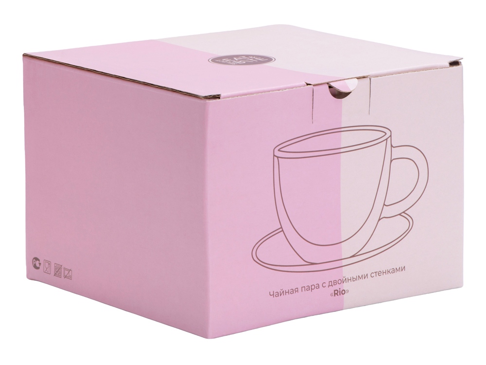 Чайная пара с двойными стенками Rio-8