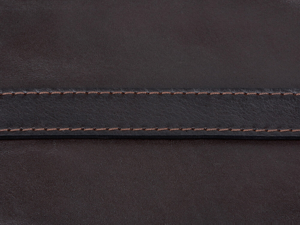 Набор: фартук из натуральной кожи в тубусе, темно-коричневый-8