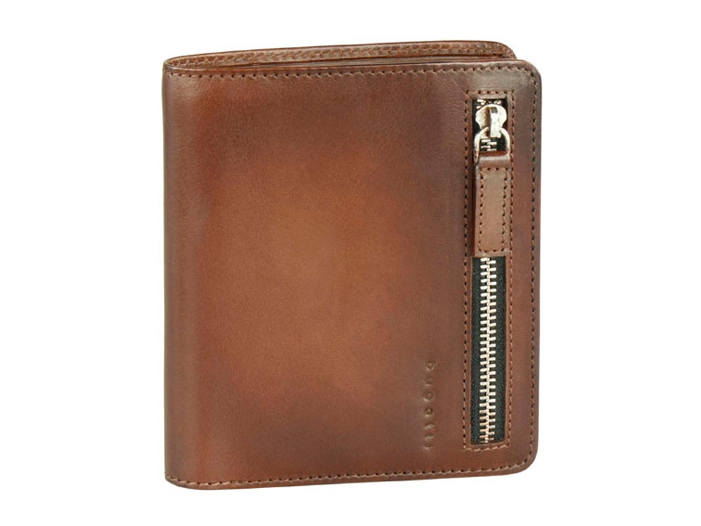 Портмоне BUGATTI Domus, с RFID защитой, коньячный цвет, натуральная воловья кожа, 10х2х12 см-0