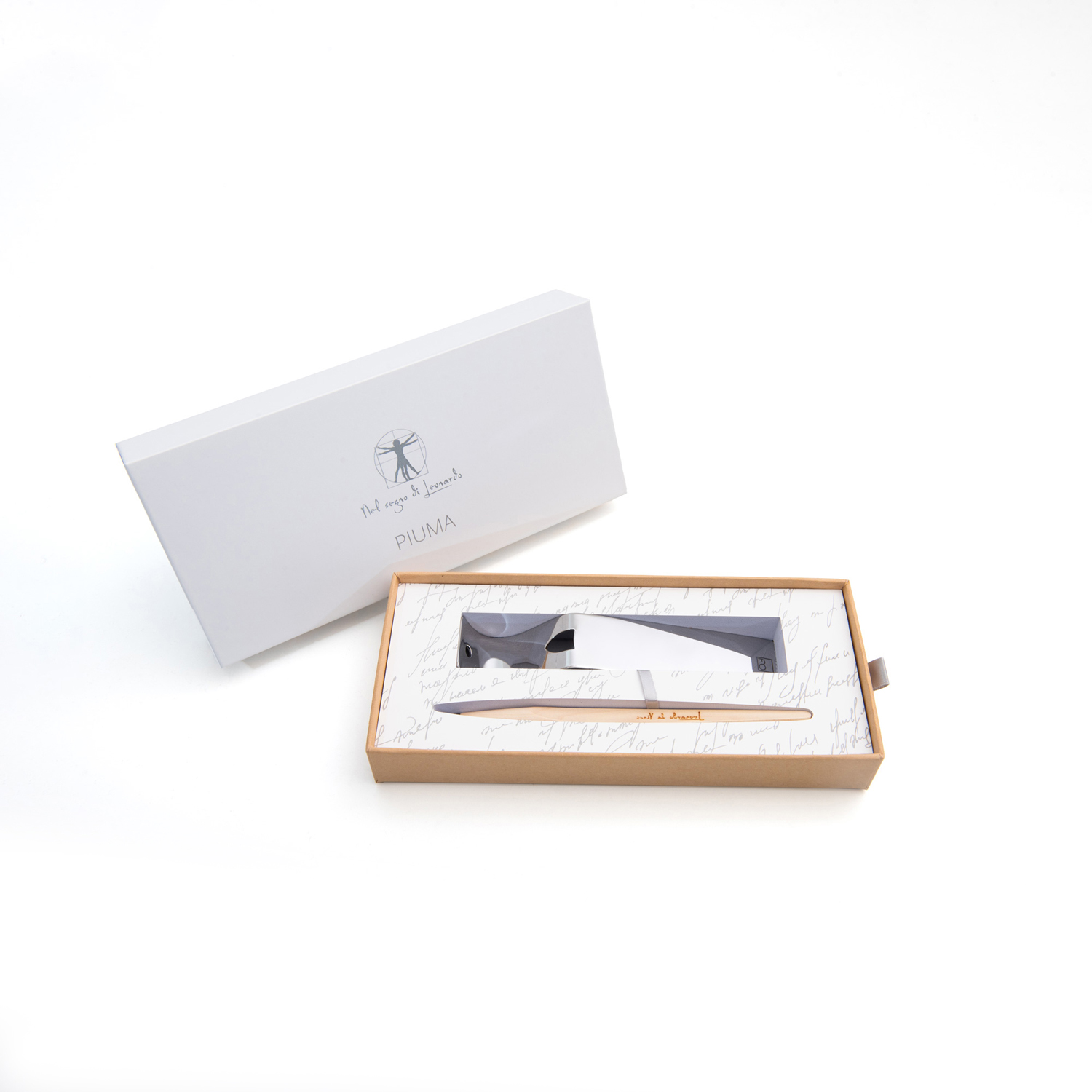 Шариковая ручка Pininfarina Piuma LEONARDO MAPLE WOOD-5