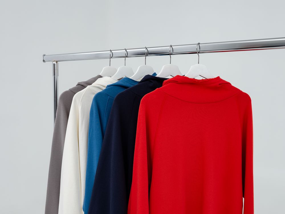 Худи унисекс Vozduh 1.0, синее-5