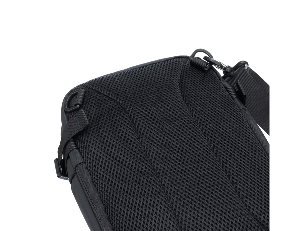 Рюкзак на одно плечо TORBER ЭКСТРИМ, белый/чёрный, 20 х 8 х 31 см, 5л-9