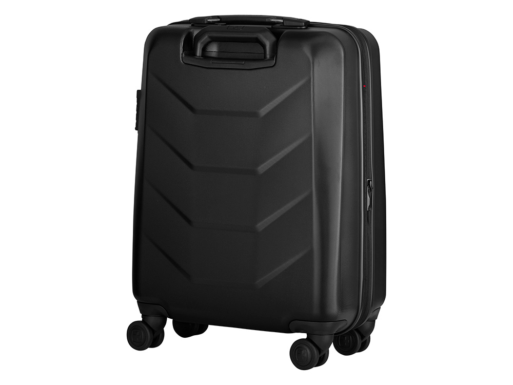 Чемодан WENGER Prymo, чёрный, малый, 40х55х20 см, 36 л, ABS+PC-3