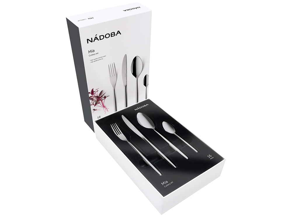 Набор столовых приборов, 16 пр., NADOBA, серия MIA-1