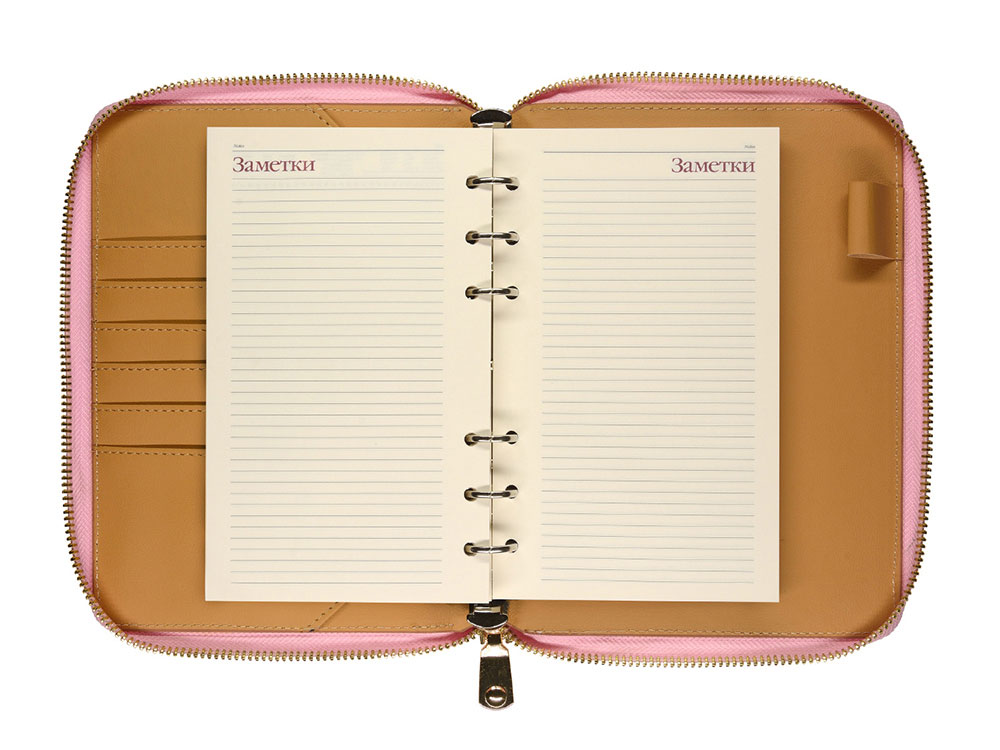 ЕЖЕДНЕВНИК недатированный А5- RIVIERA. ZEFIR (РОЗОВЫЙ ЗЕФИР)-8