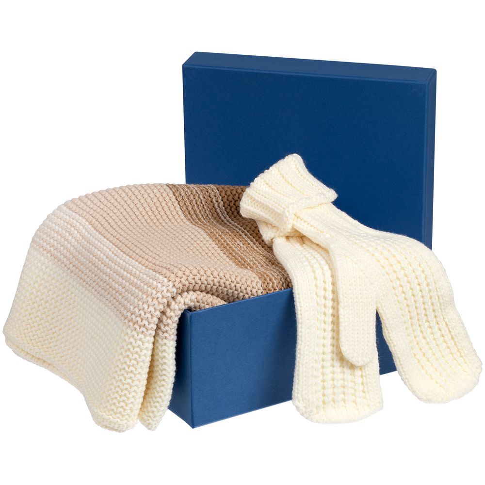 Коробка Satin, большая, синяя-1