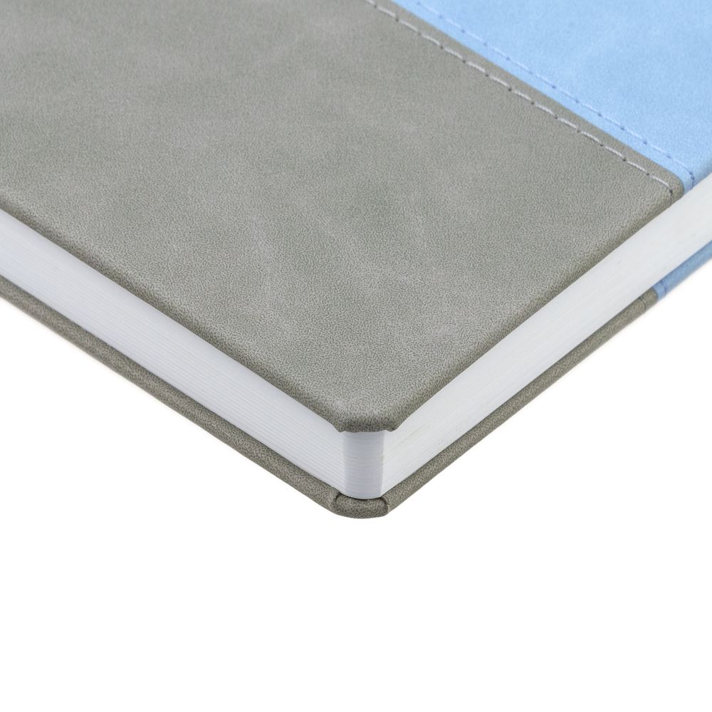 Ежедневник Horizon, недатированный, серый с голубым-2