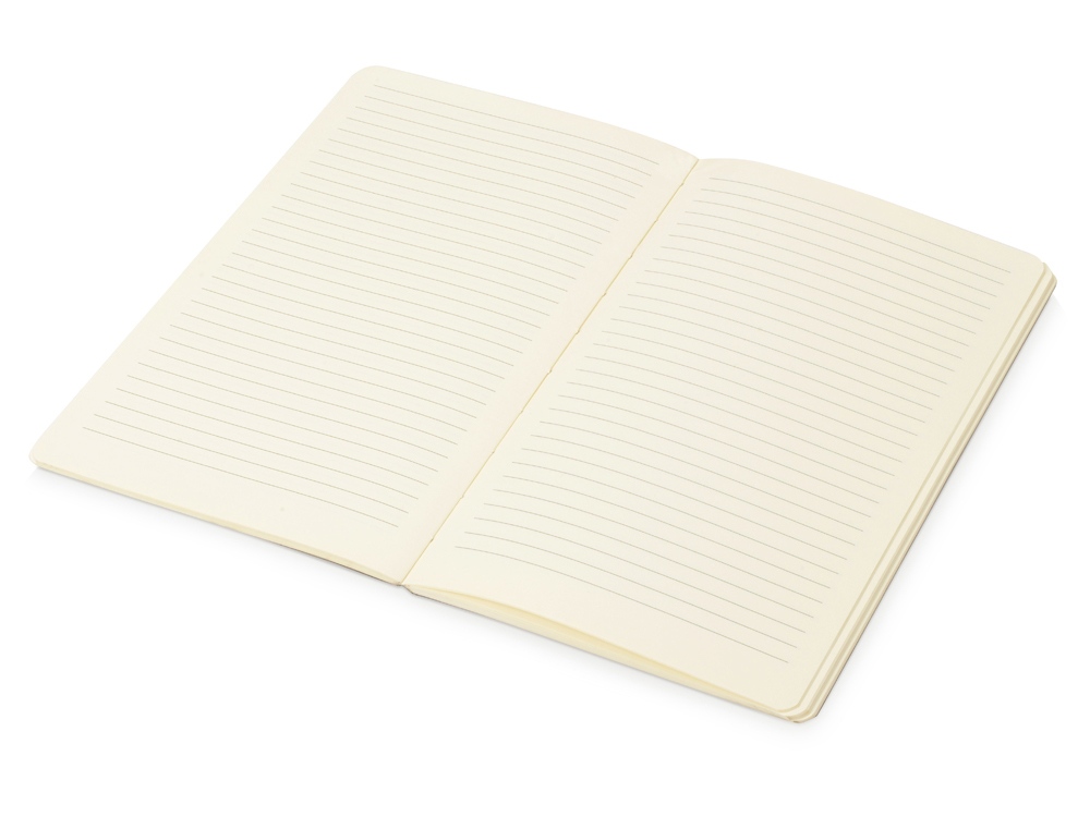 Блокнот Wispy линованный в мягкой обложке, черный-2