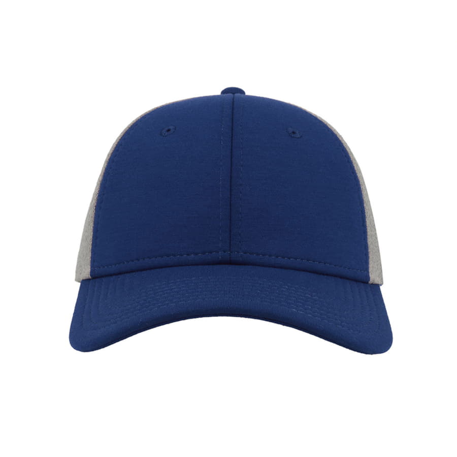 Бейсболка "Contest", 6 клиньев, пластиковая застёжка, ярко-синий, серый-3