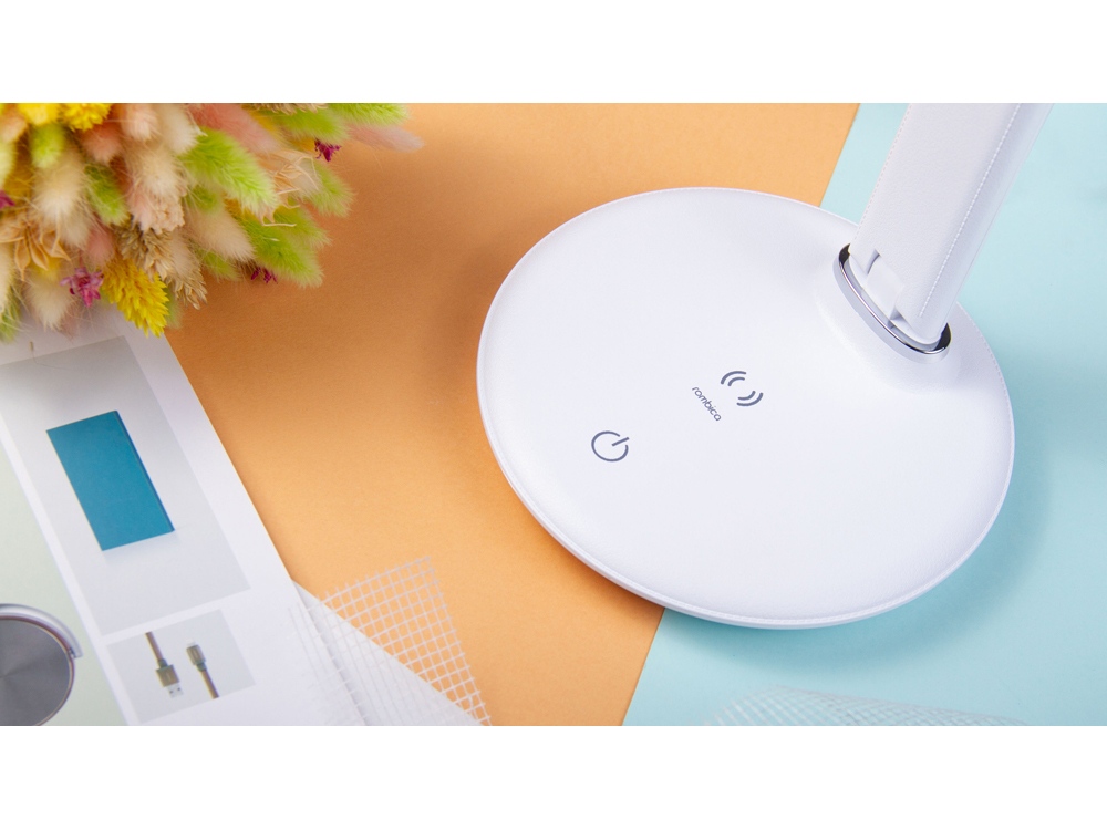 Настольная лампа Rombica LED FAROS, белый (круглое основание)-6