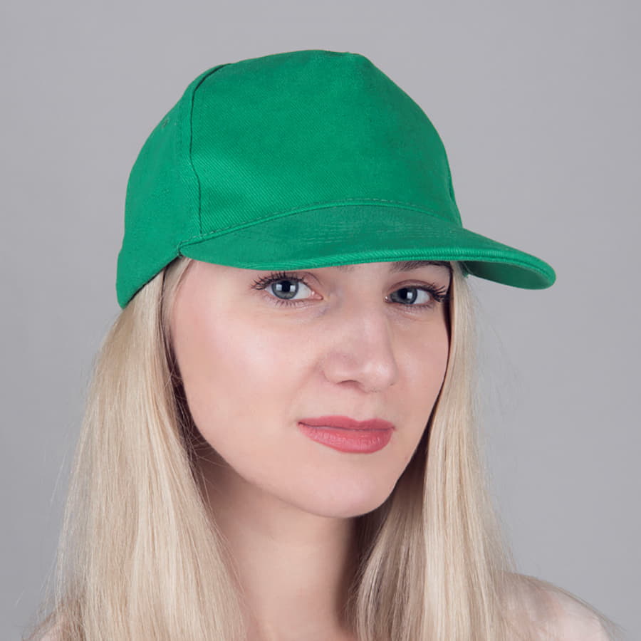 Бейсболка PREMIUM S, 5 клиньев, металлическая застежка, синий-1