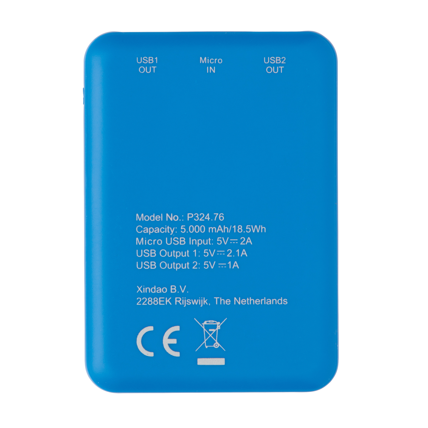 Карманный внешний аккумулятор на 5000 мАч-5