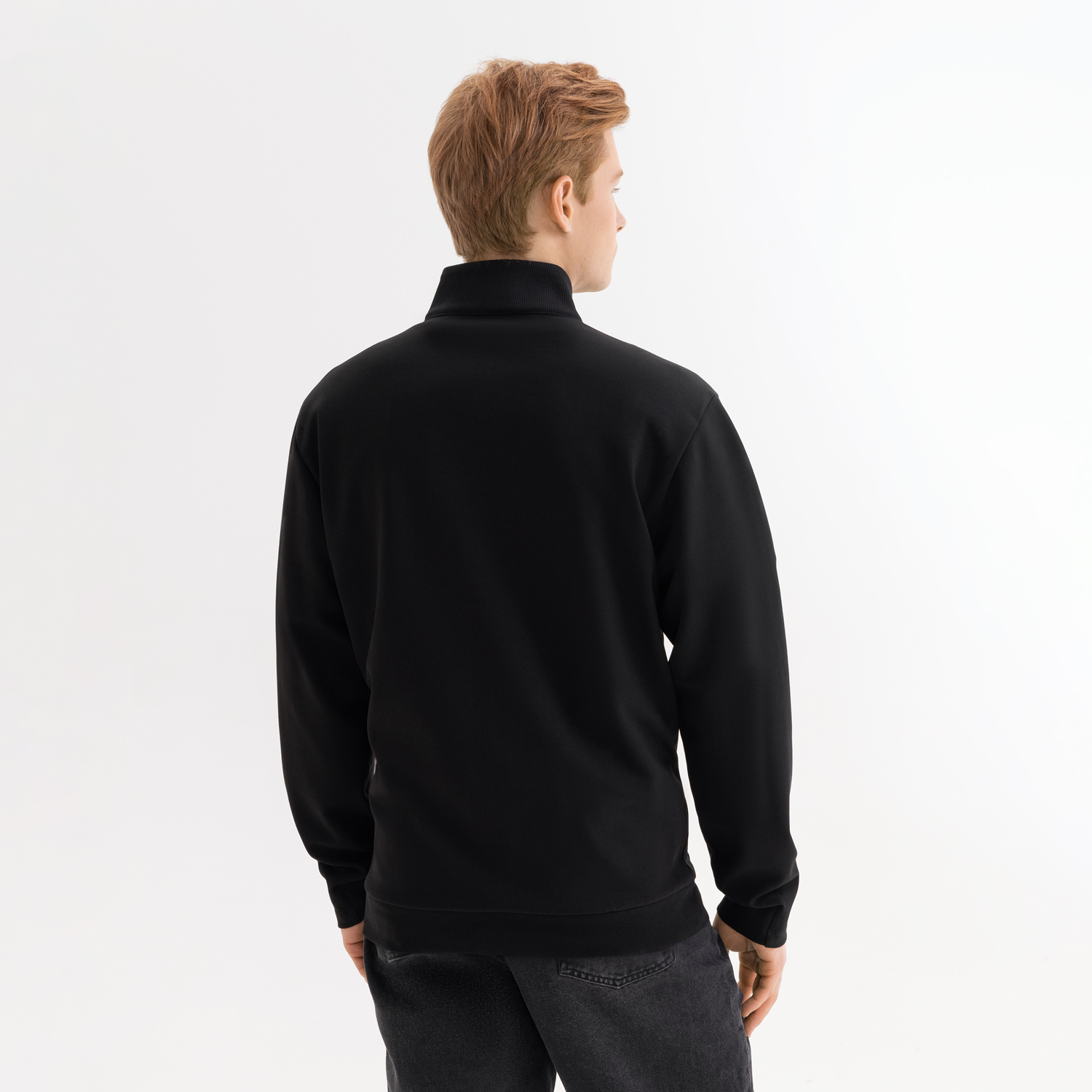 Толстовка на молнии ASTIN черная-3